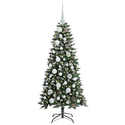 Künstlicher Weihnachtsbaum Grün 120 cm PVC, Plastik und Stahl