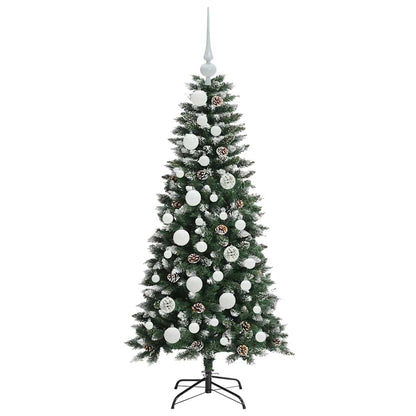 Künstlicher Weihnachtsbaum Grün 120 cm PVC, Plastik und Stahl