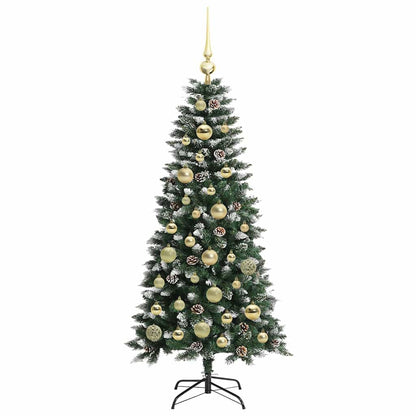 Künstlicher Weihnachtsbaum Grün 120 cm PVC, Plastik und Stahl