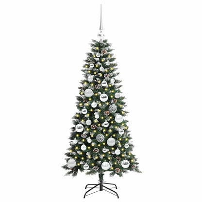 Künstlicher Weihnachtsbaum Grün 120 cm PVC, Plastik und Stahl