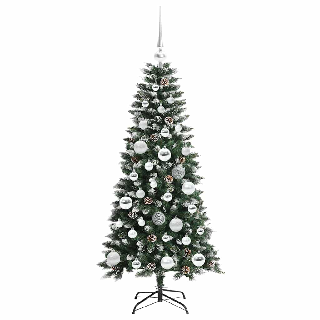 Künstlicher Weihnachtsbaum Grün 120 cm PVC, Plastik und Stahl