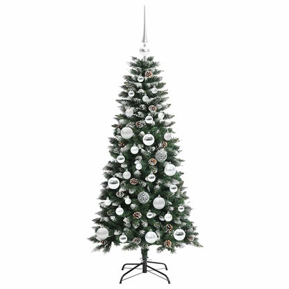 Künstlicher Weihnachtsbaum Grün 120 cm PVC, Plastik und Stahl