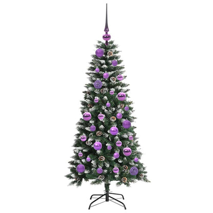 Künstlicher Weihnachtsbaum Grün 120 cm PVC, Plastik und Stahl