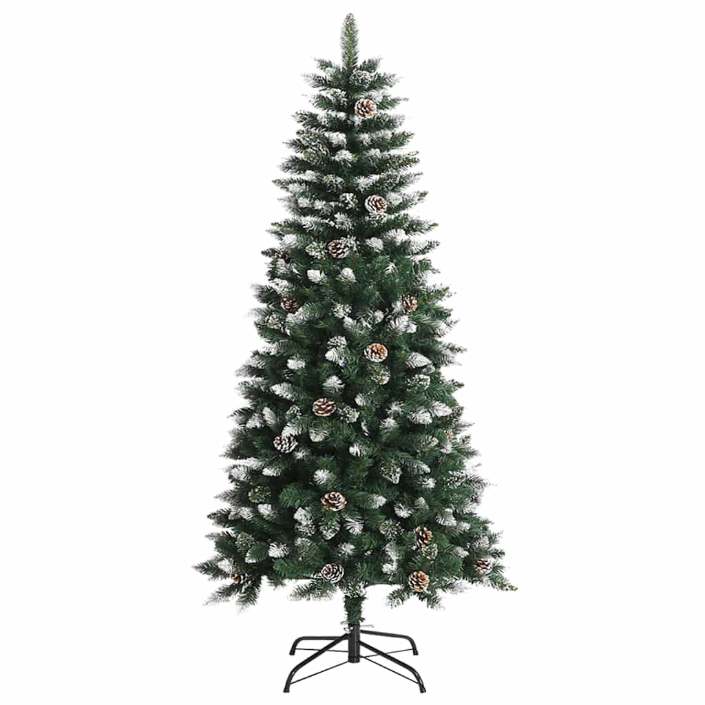 Künstlicher Weihnachtsbaum Grün 120 cm PVC, Plastik und Stahl