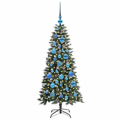Künstlicher Weihnachtsbaum Grün 120 cm PVC, Plastik und Stahl