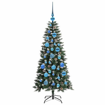 Künstlicher Weihnachtsbaum Grün 120 cm PVC, Plastik und Stahl