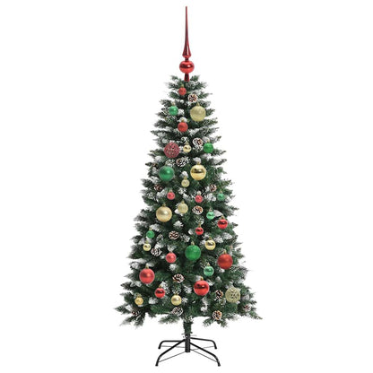Künstlicher Weihnachtsbaum Grün 120 cm PVC, Plastik und Stahl