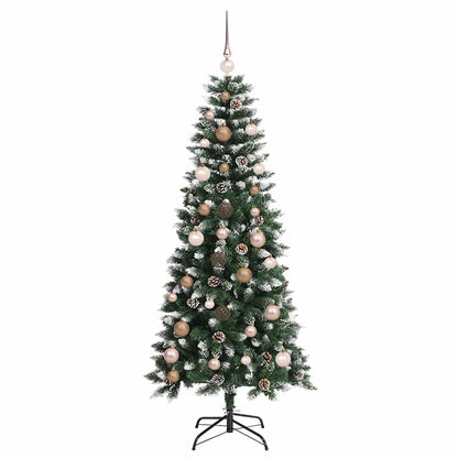 Künstlicher Weihnachtsbaum mit 150 LEDs mit Ständer Grün 150 cm