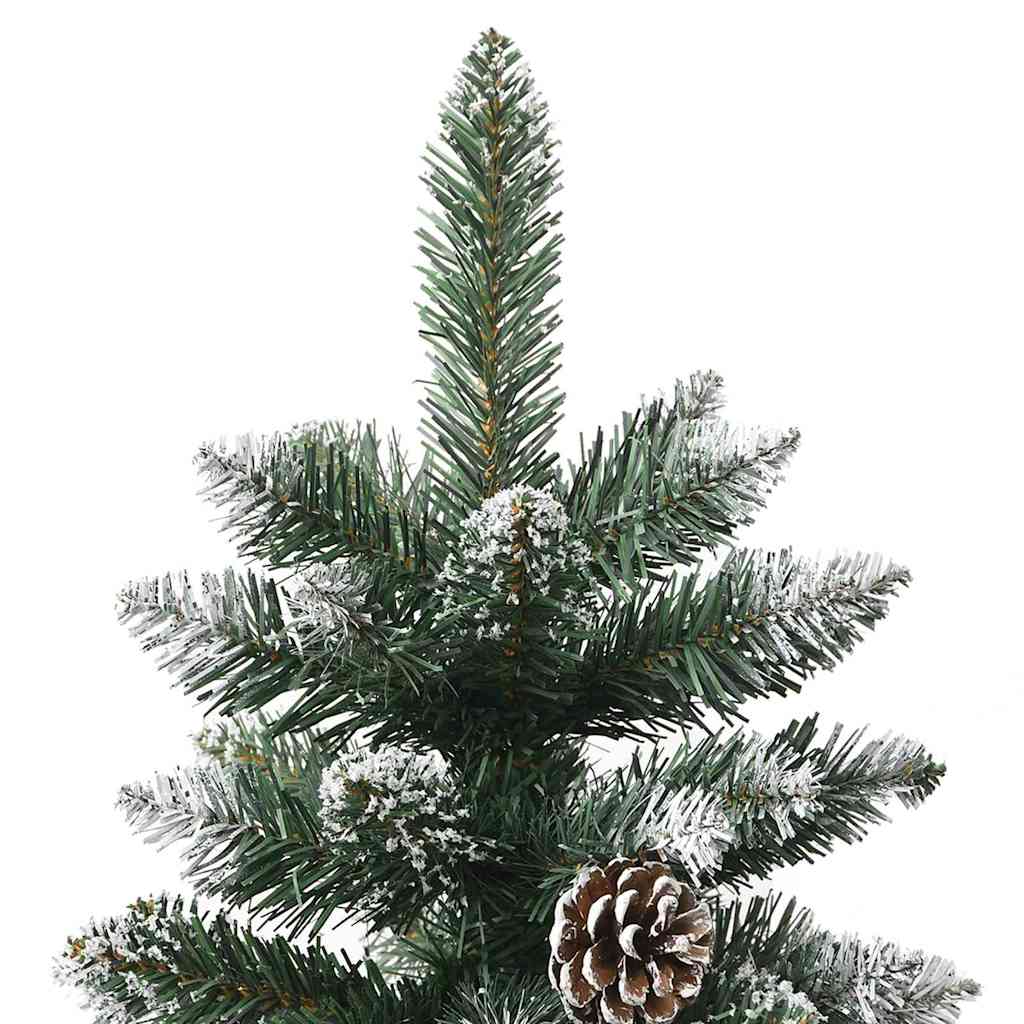 Künstlicher Weihnachtsbaum mit 300 LEDs mit Ständer Grün 210 cm