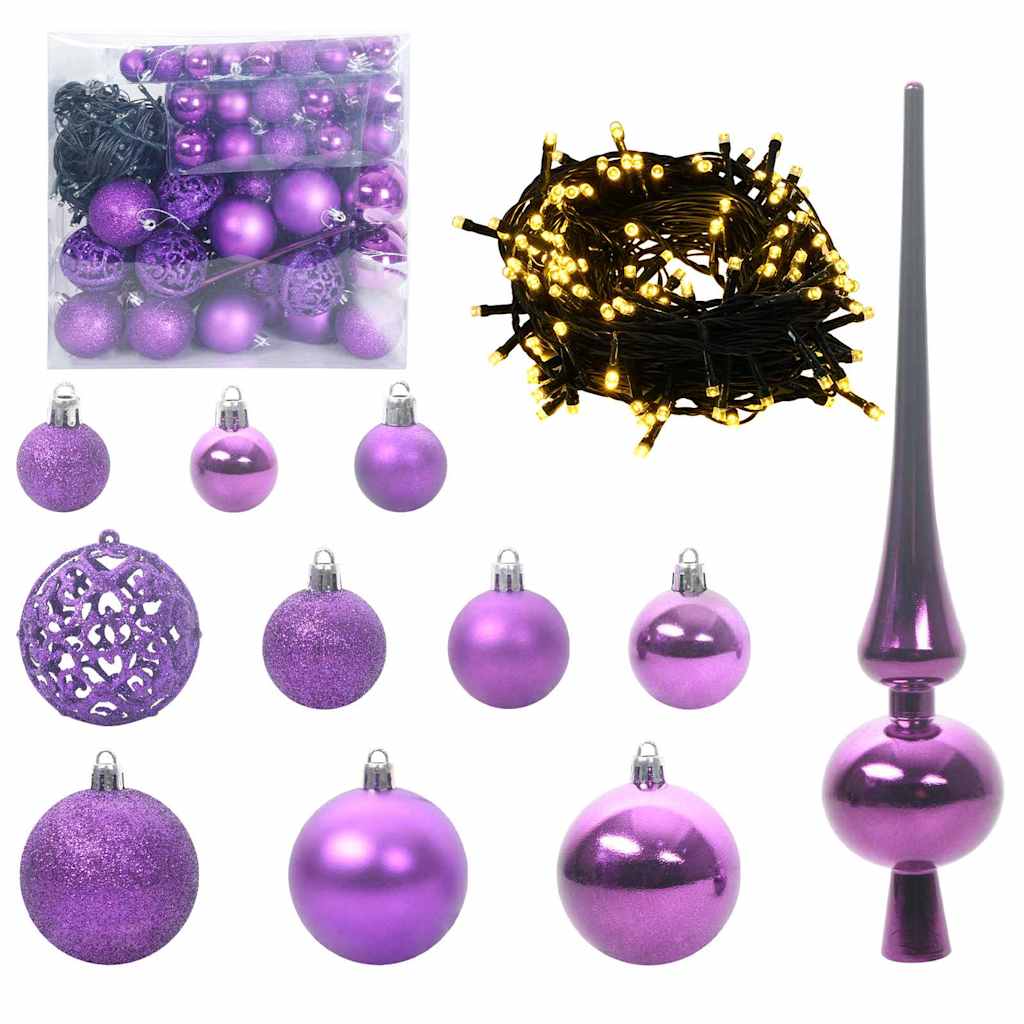 Künstlicher Weihnachtsbaum mit 300 LEDs mit Ständer Grün 210 cm