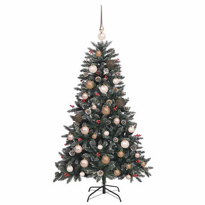 Künstlicher Weihnachtsbaum Grün 120 cm PVC, Plastik und Stahl