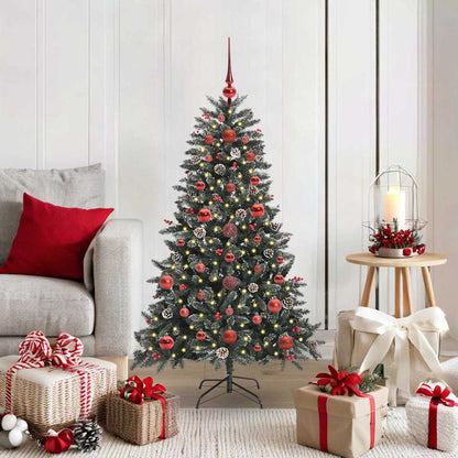 Künstlicher Weihnachtsbaum Grün 120 cm PVC, Plastik und Stahl