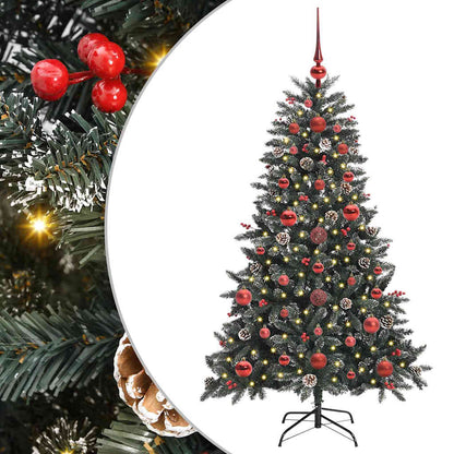Künstlicher Weihnachtsbaum Grün 120 cm PVC, Plastik und Stahl
