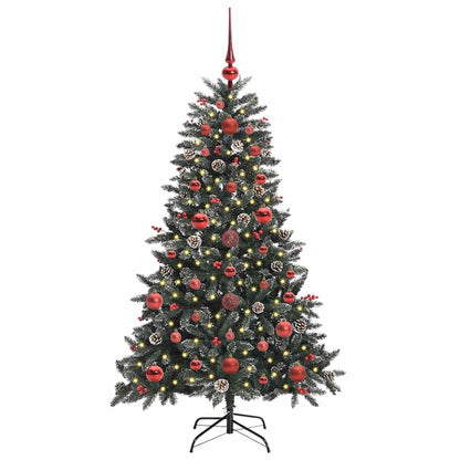 Künstlicher Weihnachtsbaum Grün 120 cm PVC, Plastik und Stahl