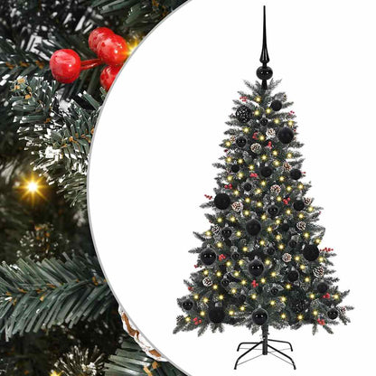 Künstlicher Weihnachtsbaum Grün 120 cm PVC, Plastik und Stahl