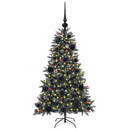 Künstlicher Weihnachtsbaum Grün 120 cm PVC, Plastik und Stahl