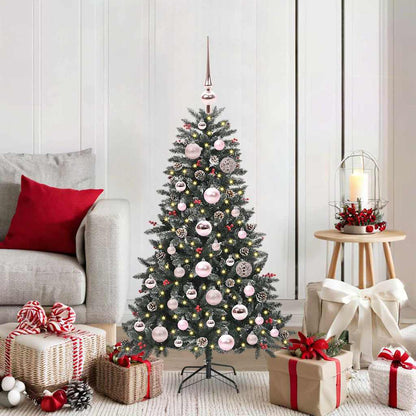 Künstlicher Weihnachtsbaum Grün 120 cm PVC, Plastik und Stahl