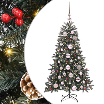 Künstlicher Weihnachtsbaum Grün 120 cm PVC, Plastik und Stahl