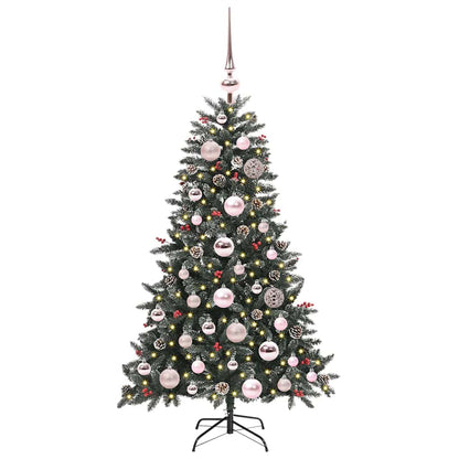 Künstlicher Weihnachtsbaum Grün 120 cm PVC, Plastik und Stahl
