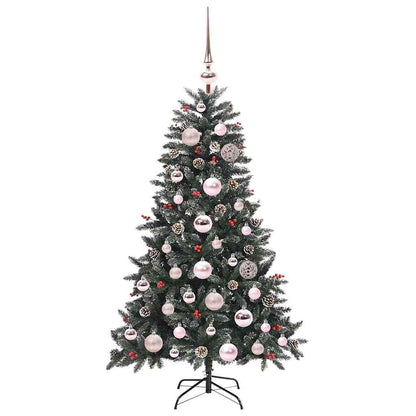 Künstlicher Weihnachtsbaum Grün 120 cm PVC, Plastik und Stahl