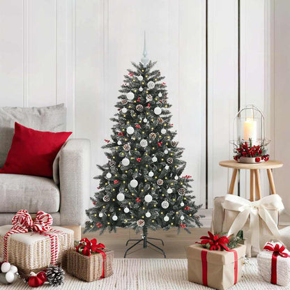 Künstlicher Weihnachtsbaum Grün 120 cm PVC, Plastik und Stahl