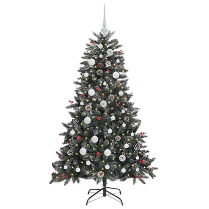Künstlicher Weihnachtsbaum Grün 120 cm PVC, Plastik und Stahl