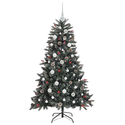 Künstlicher Weihnachtsbaum Grün 120 cm PVC, Plastik und Stahl
