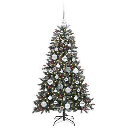 Künstlicher Weihnachtsbaum Grün 120 cm PVC, Plastik und Stahl