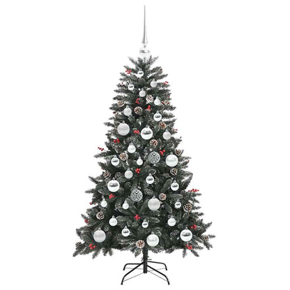 Künstlicher Weihnachtsbaum Grün 120 cm PVC, Plastik und Stahl
