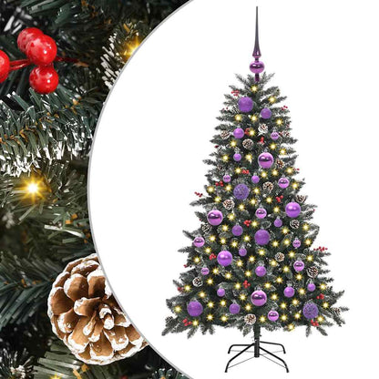 Künstlicher Weihnachtsbaum Grün 120 cm PVC, Plastik und Stahl