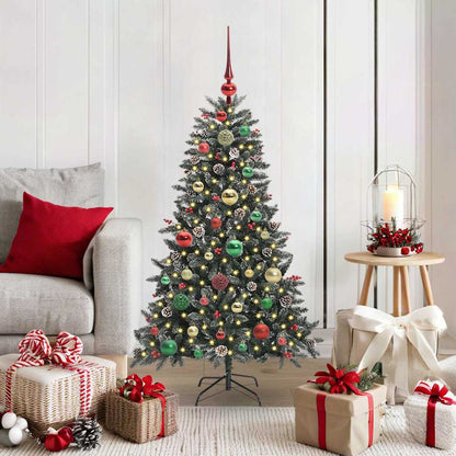 Künstlicher Weihnachtsbaum Grün 120 cm PVC, Plastik und Stahl
