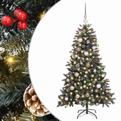 Künstlicher Weihnachtsbaum Grün 150 cm PVC, Plastik und Stahl
