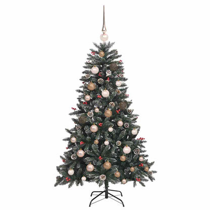 Künstlicher Weihnachtsbaum Grün 150 cm PVC, Plastik und Stahl