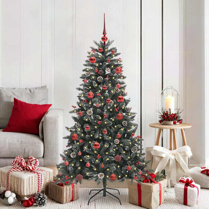 Künstlicher Weihnachtsbaum Grün 150 cm PVC, Plastik und Stahl