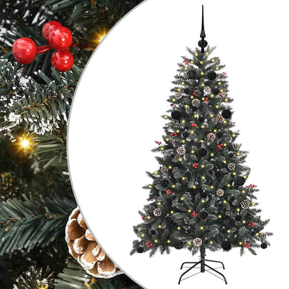 Künstlicher Weihnachtsbaum Grün 150 cm PVC, Plastik und Stahl