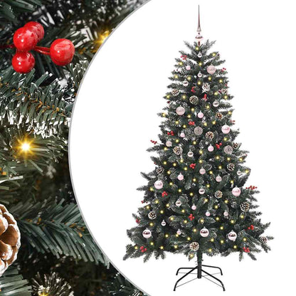 Künstlicher Weihnachtsbaum Grün 150 cm PVC, Plastik und Stahl
