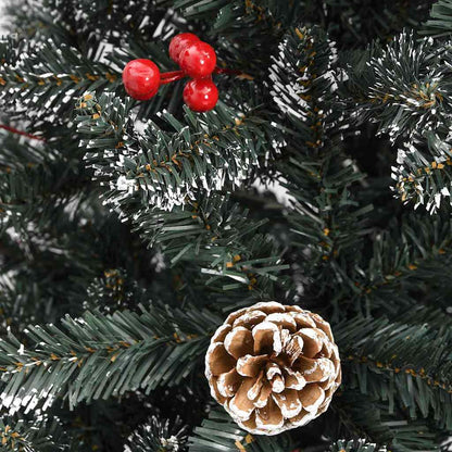 Künstlicher Weihnachtsbaum Grün 150 cm PVC, Plastik und Stahl