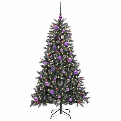 Künstlicher Weihnachtsbaum Grün 150 cm PVC, Plastik und Stahl
