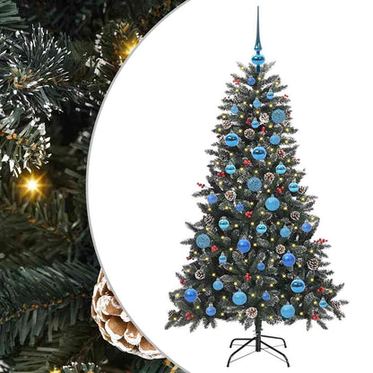 Künstlicher Weihnachtsbaum Grün 150 cm PVC, Plastik und Stahl