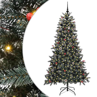 Künstlicher Weihnachtsbaum Grün 180 cm PVC, Plastik und Stahl