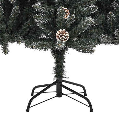 Künstlicher Weihnachtsbaum Grün 180 cm PVC, Plastik und Stahl