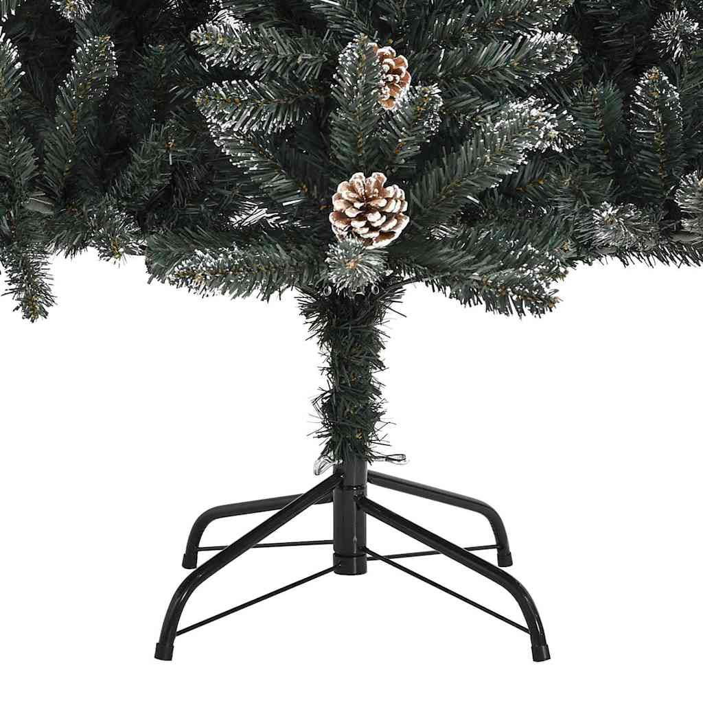 Künstlicher Weihnachtsbaum Grün 180 cm PVC, Plastik und Stahl