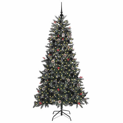Künstlicher Weihnachtsbaum Grün 210 cm PVC, Plastik und Stahl