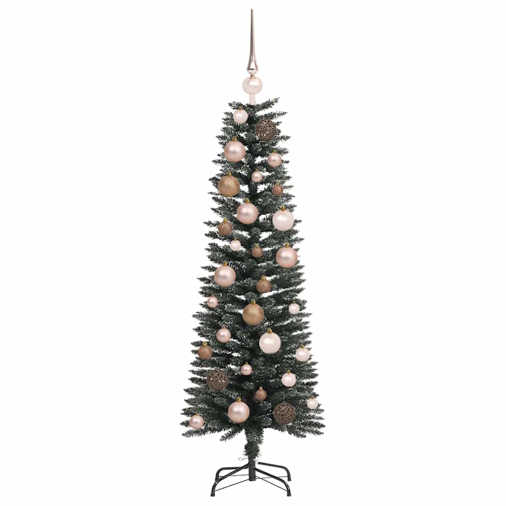 Künstlicher Weihnachtsbaum mit 150 LEDs mit Ständer Grün 120 cm