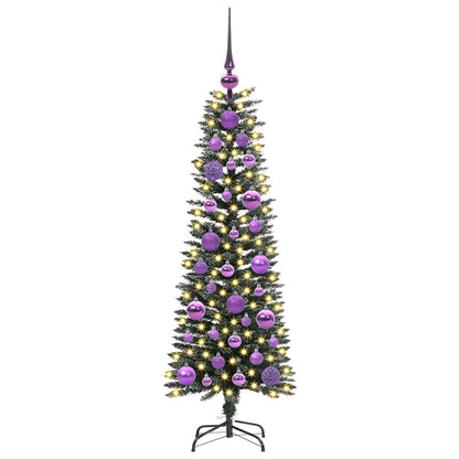 Künstlicher Weihnachtsbaum mit 150 LEDs mit Ständer Grün 120 cm