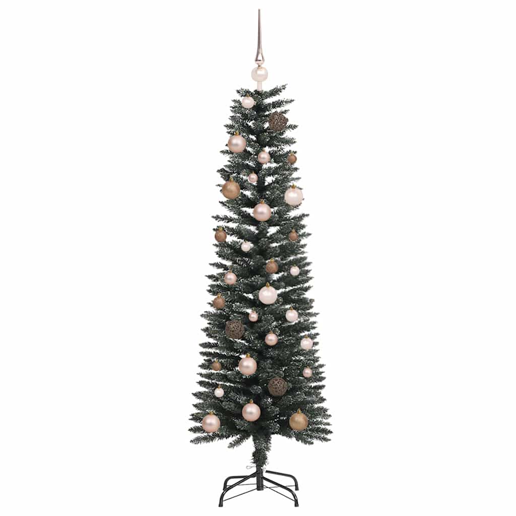 Künstlicher Weihnachtsbaum mit 150 LEDs mit Ständer Grün 150 cm