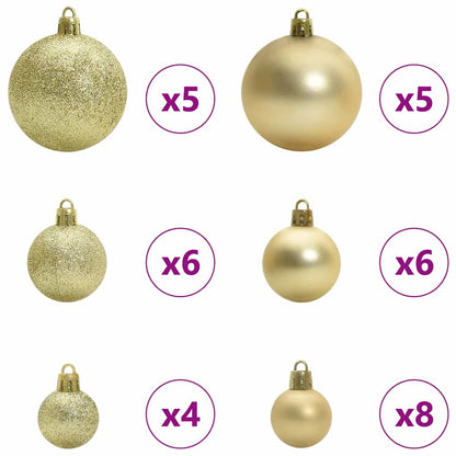 Künstlicher Weihnachtsbaum mit 150 LEDs mit Ständer Grün 150 cm