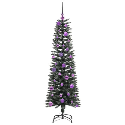 Künstlicher Weihnachtsbaum mit 150 LEDs mit Ständer Grün 150 cm