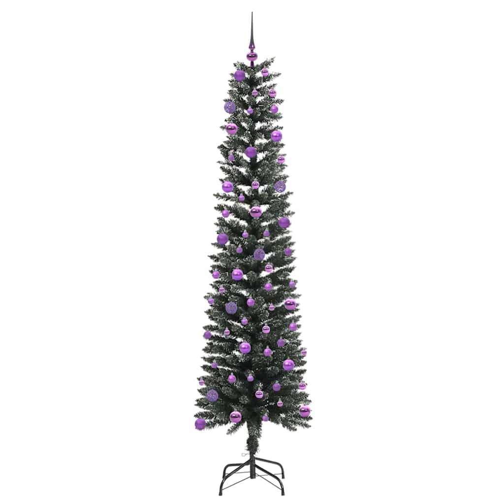 Künstlicher Weihnachtsbaum mit 300 LEDs mit Ständer Grün 210 cm