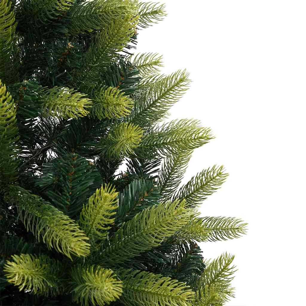 Künstlicher Klapp-Weihnachtsbaum mit 300 LEDs Grün 210 cm